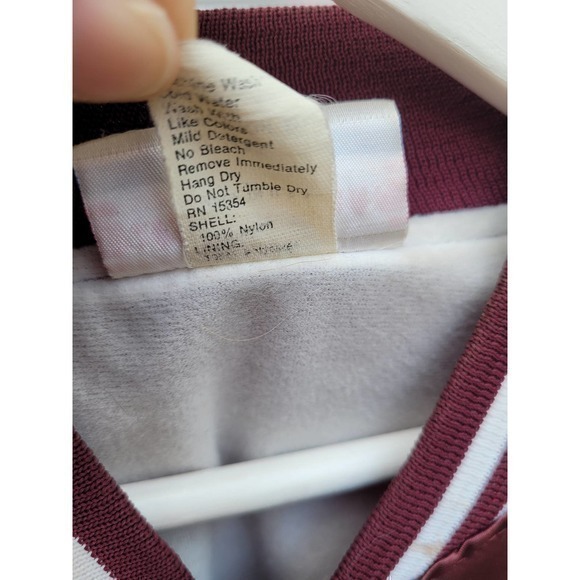 Vintage, Hartwell, Men's Satin Snap Up Bomber Jacket Carlsbad Inn - Picture 7 of 12